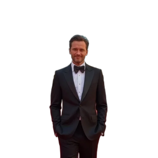 jacket, staff, robot, face transparent PNG cut-out