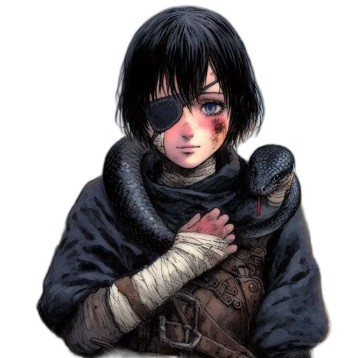 face, mask, jacket, weapon transparent PNG cut-out