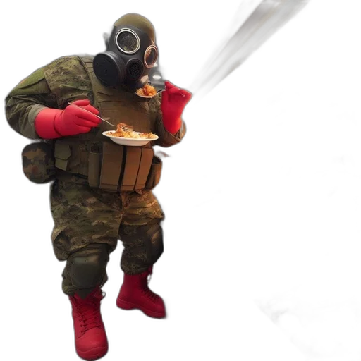 weapon, food, mask, robot transparent PNG cut-out