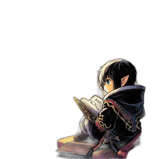weapon, sword, jacket, staff transparent PNG cut-out