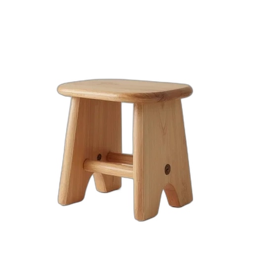 furniture, 3d render, small, wooden transparent PNG cut-out