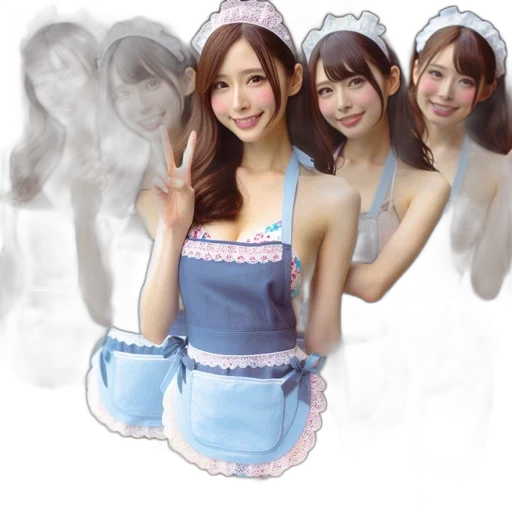 photorealistic, 3d render, oil painting, anime transparent PNG cut-out