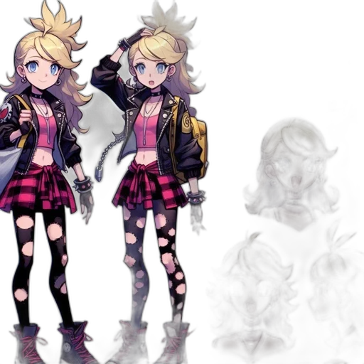 jacket, concept art, pixel art, anime transparent PNG cut-out