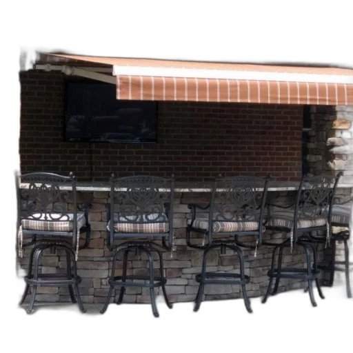 furniture, staff, umbrella, building transparent PNG cut-out