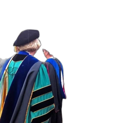jacket, hat, staff, dress transparent PNG cut-out