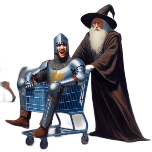 fantasy art, concept art, comic book art, pixel art transparent PNG cut-out