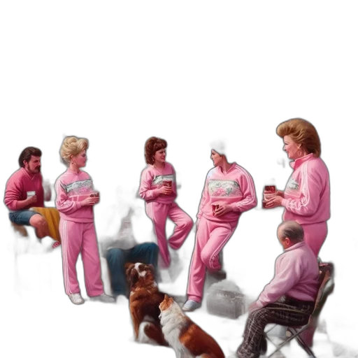 staff, jacket, concept art, vaporwave transparent PNG cut-out