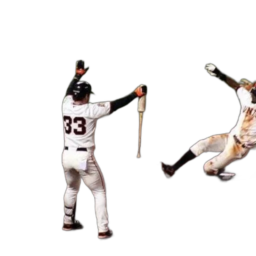 baseball, player, number, his transparent PNG cut-out