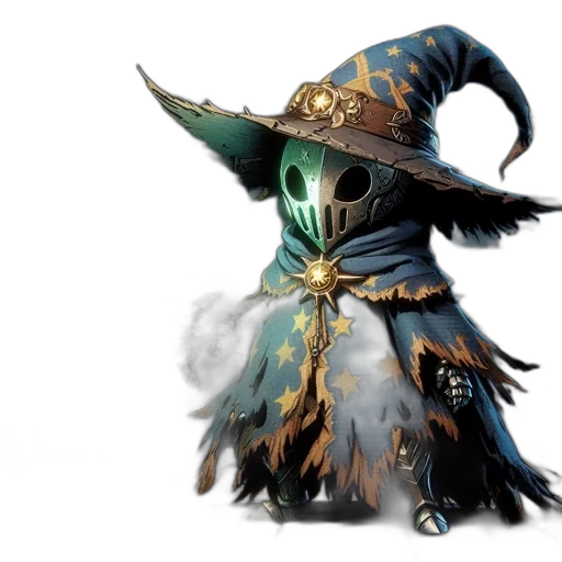 mask, hat, staff, face transparent PNG cut-out