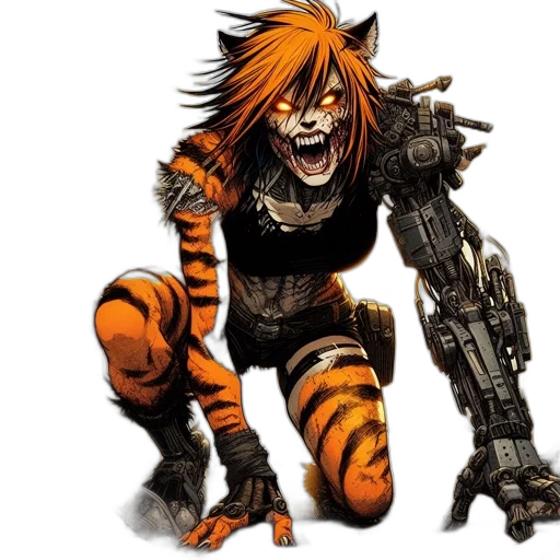 animal, concept art, comic book art, fantasy art transparent PNG cut-out