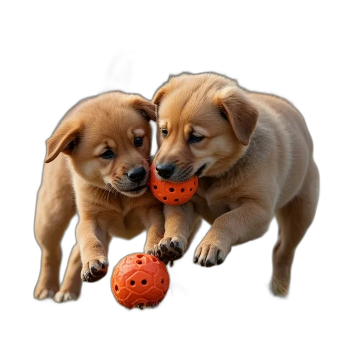 animal, photorealistic, 3d render, couple transparent PNG cut-out