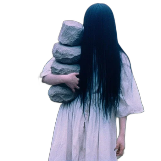 hair, dress, mask, jacket transparent PNG cut-out