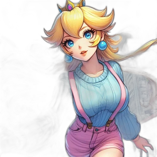 dress, staff, concept art, fantasy art transparent PNG cut-out