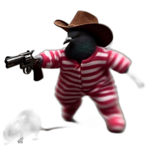 weapon, animal, hat, creature transparent PNG cut-out