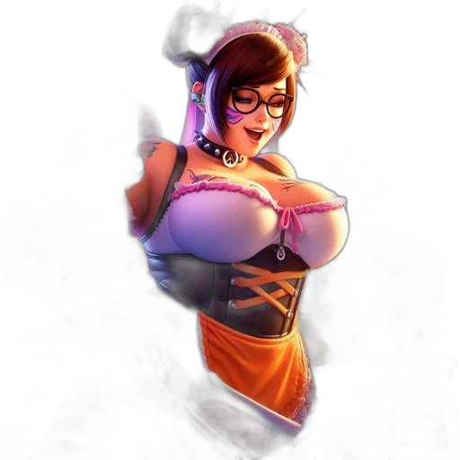 dress, staff, robot, weapon transparent PNG cut-out