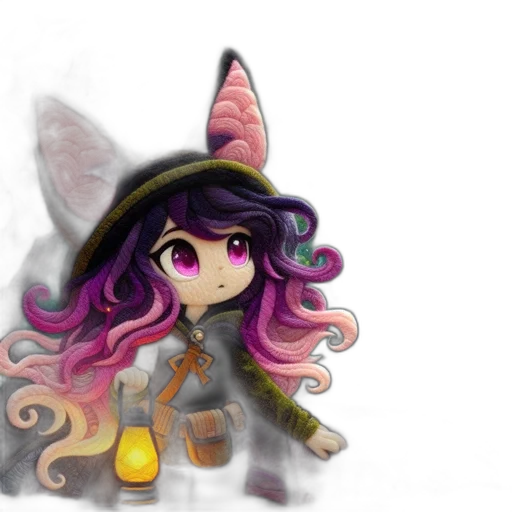 staff, hat, fantasy art, concept art transparent PNG cut-out