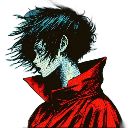 jacket, mask, face, creature transparent PNG cut-out
