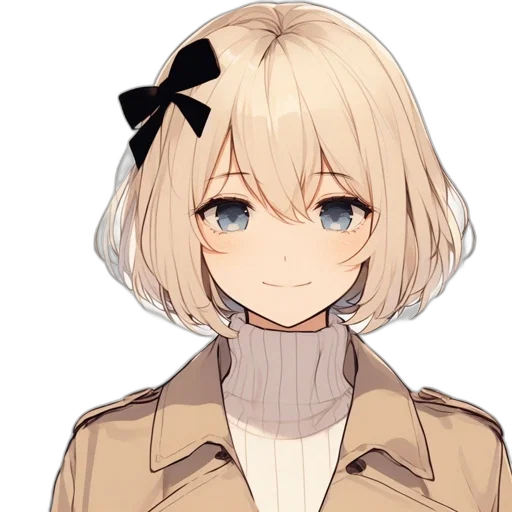 face, staff, jacket, hair transparent PNG cut-out