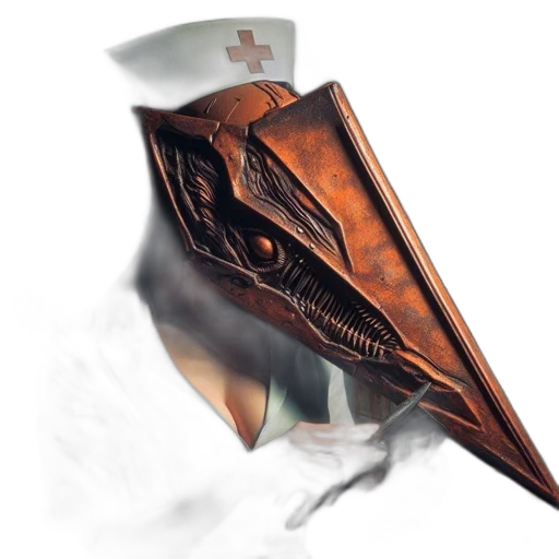 mask, hat, staff, weapon transparent PNG cut-out
