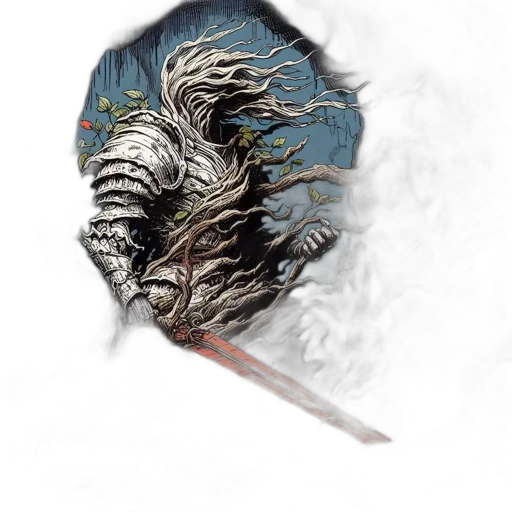 dragon, sword, staff, weapon transparent PNG cut-out