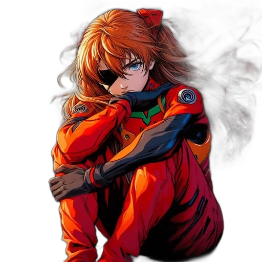 jacket, mask, anime, comic book art transparent PNG cut-out