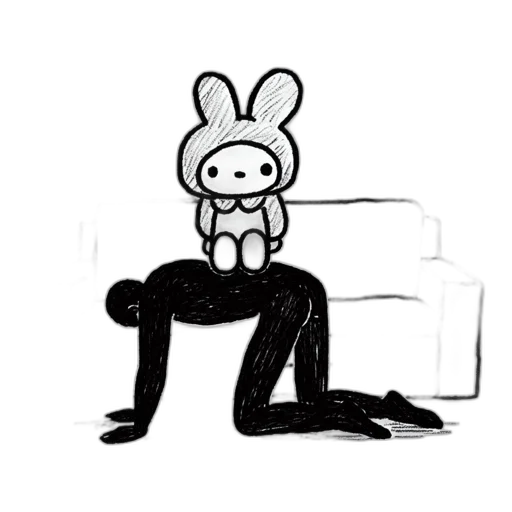 furniture, creature, robot, animal transparent PNG cut-out