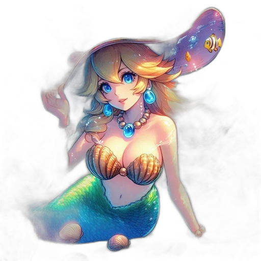 dress, staff, creature, jewelry transparent PNG cut-out