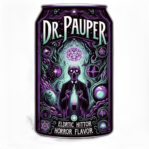 eerie, pauper, beverage, can transparent PNG cut-out