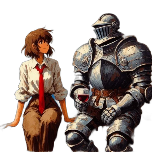 robot, sword, weapon, concept art transparent PNG cut-out