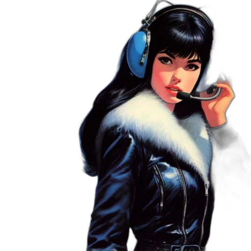 jacket, comic book art, concept art, photorealistic transparent PNG cut-out