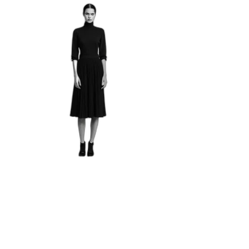 dress, staff, jacket, shoes transparent PNG cut-out