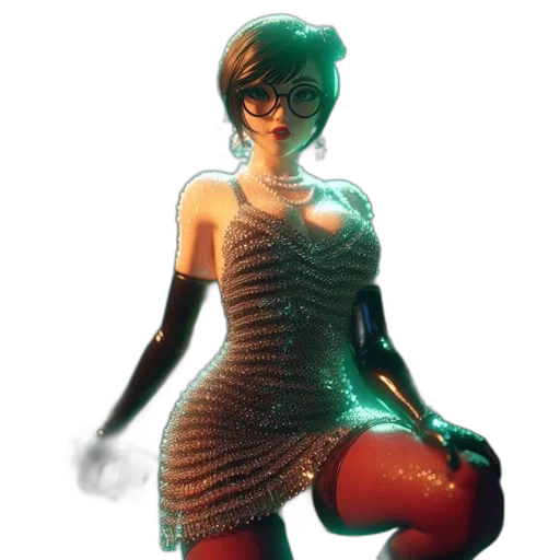 dress, robot, mask, concept art transparent PNG cut-out