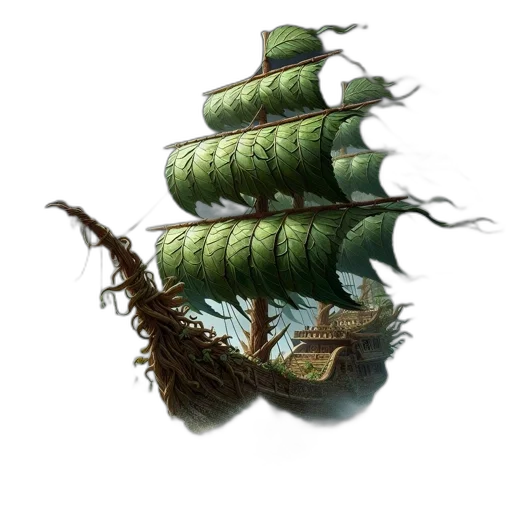 dragon, tree, creature, staff transparent PNG cut-out
