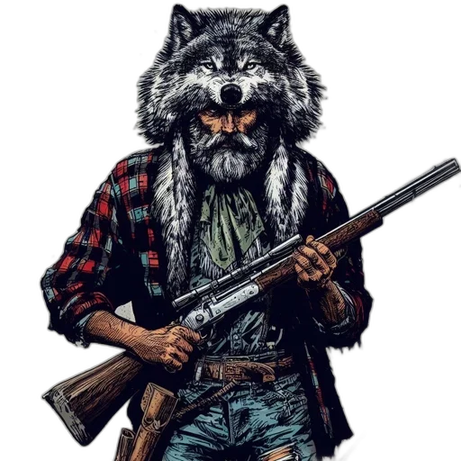 animal, weapon, jacket, mask transparent PNG cut-out