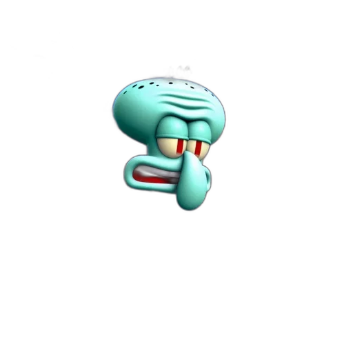 robot, staff, creature, hat transparent PNG cut-out