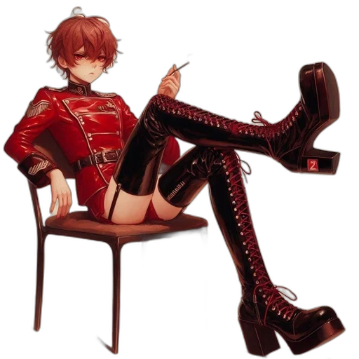 furniture, staff, jacket, shoes transparent PNG cut-out
