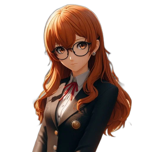 staff, jacket, crown, face transparent PNG cut-out