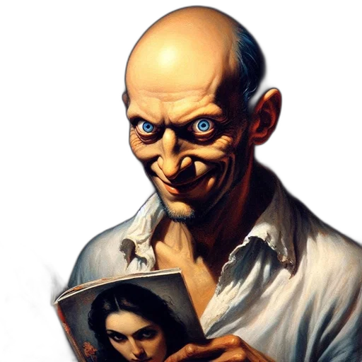 face, mask, comic book art, concept art transparent PNG cut-out