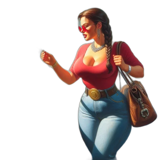 jewelry, comic book art, concept art, 3d render transparent PNG cut-out