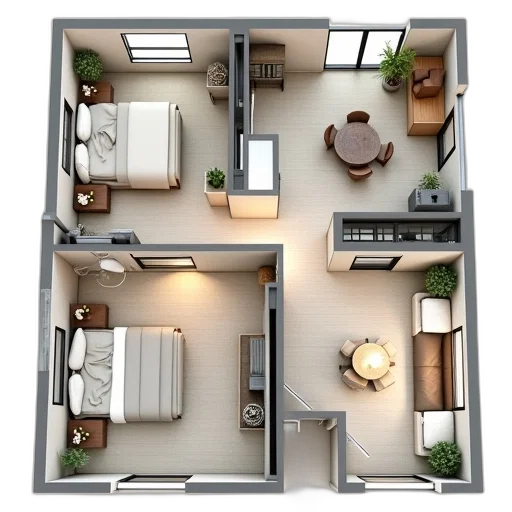 building, furniture, 3d render, photorealistic transparent PNG cut-out