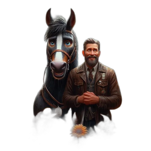 animal, staff, face, concept art transparent PNG cut-out