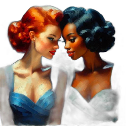 photorealistic, concept art, comic book art, oil painting transparent PNG cut-out