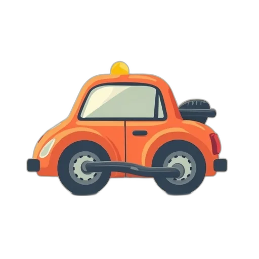 car, robot, concept art, 3d render transparent PNG cut-out
