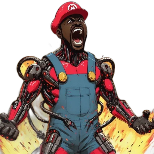 concept art, comic book art, anime, cartoon transparent PNG cut-out