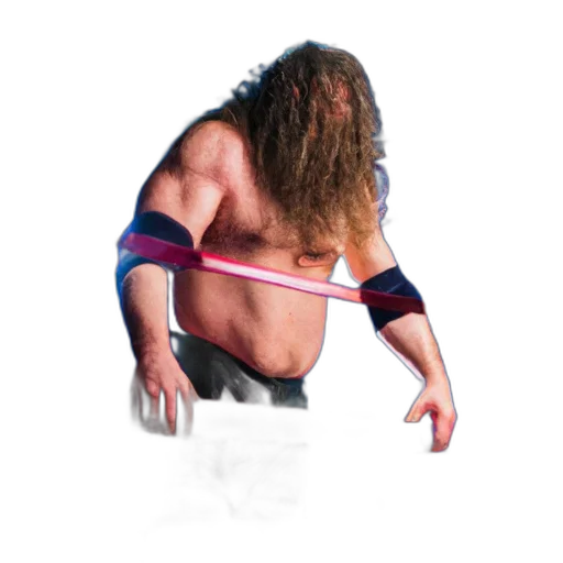 hair, staff, creature, weapon transparent PNG cut-out