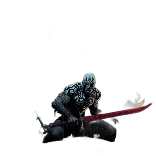 sword, weapon, dragon, staff transparent PNG cut-out