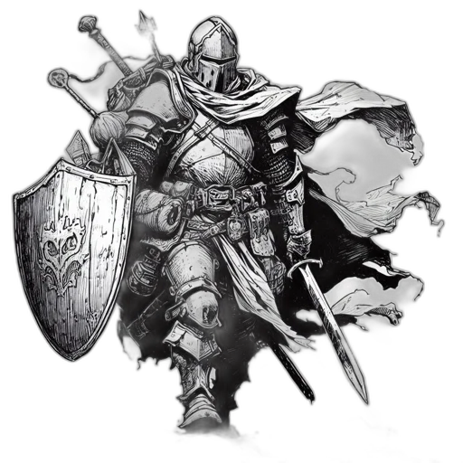 sword, weapon, dragon, fantasy art transparent PNG cut-out