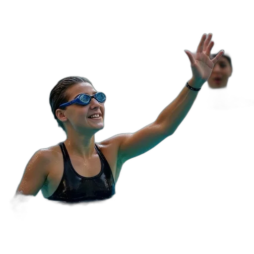 staff, underwater, young, female transparent PNG cut-out
