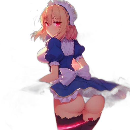 dress, staff, hat, robot transparent PNG cut-out