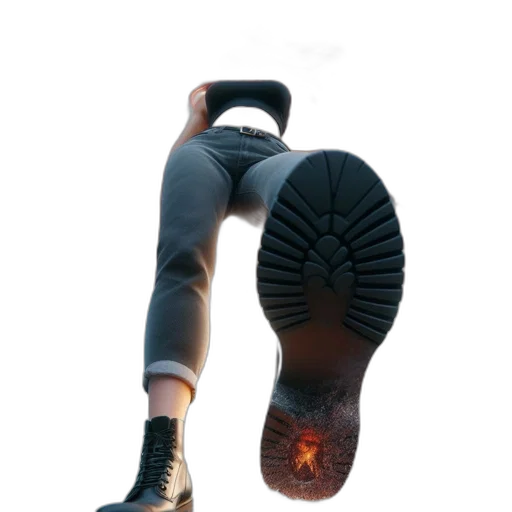 shoes, weapon, staff, creature transparent PNG cut-out
